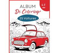 Album de coloriage de voitures: Album de coloriage de voitures pour enfants