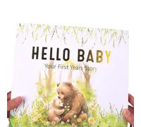 Album dei primi anni a tema orso: registra la crescita del bambino e i ricordi dalla nascita ai 5 anni