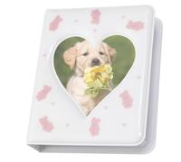 Album Di Archiviazione Di Carte Fotogr - Supporto Per Schede Fotografiche Da 3 Pollici, Organizer Di Immagini A Cuore Trasparente | Libro Di Raccolta Di Schede Fotografiche Cave Coppia