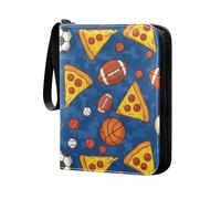 Album di carte collezionabili da collezione, 400 tasche fronte-retro, raccoglitore con cerniera premium, con 50 custodie rimovibili, cartella per carte Fortcg, carte sportive e pizza
