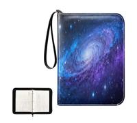Album di carte da baseball con maniche rimovibili su entrambi i lati per ragazzi e ragazze giocattoli colletctor blu-viola Cosmic Nebula