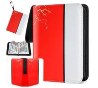 Album di carte da collezione, album di ritagli, carte da collezione, raccoglitori Pokemon, rilegatura per carte, 50 pagine, 400 carte, per carte sportive, MTG, TCG, Yugioh Card(D4)