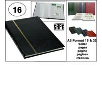 Album Di Francobolli A5 Formato Libro Nero 16 Pagine Bianche SAFE 131 5