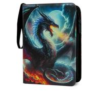 Album di raccolta per carte Pokemon, 50 pagine, 400 tasche, per carte da collezione, portatile, impermeabile, in poliuretano, per album di carte da collezione, è il regalo per i bambini
