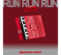 Album EP K-POP Dragon Pony [RUN RUN RUN] ROSSO Ver. CD + 96p P.Book + 7ea...