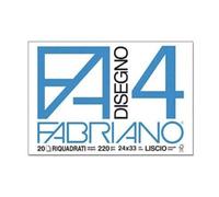 Album Fabriano Disegno scuola - Varzi Dal 1956 (F4 Formato 24 x 33 cm, Fogli Lisci Riquadrati, Grammatura 220gr/m2, 20 Fogli)