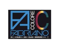 Album Fabriano Disegno scuola - Varzi Dal 1956 (Fabriano Colore, 24X33 cm, 220 G/Mq, 25 Fogli, Multicolore)