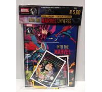 ALBUM FIGURINE INTO THE MARVEL UNIVERSE STARTER PACK CON 5 BUSTINE PANINI