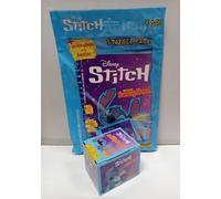 ALBUM FIGURINE STARTER PACK DISNEY STITCH+SCATOLA BOX 36 BUSTINE- PANINI