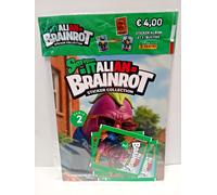 ALBUM FIGURINE STICKER SKIFIDOL ITALIAN BRAINROT PANINI EDITORE+5 BUSTINE