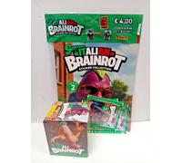 ALBUM FIGURINE STICKER SKIFIDOL ITALIAN BRAINROT PANINI EDITORE+BOX 36 BUSTINE