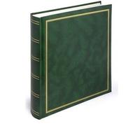 Album portafoto in vinile - verde - 30 x 33cm - 50fg - fogli in cartoncino con velina - Lebez