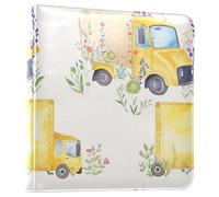 Album fotografici in pelle PU con camion ad acquerello per libreria, contiene foto da 7,6 x 12,7 cm a 20 x 25,4 cm, pagine autoadesive, 20