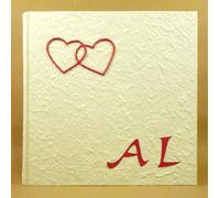 ALBUM FOTOGRAFICO 200 FOTO 10X15 CUORI E INIZIALI REGALO FIDANZATI SAN VALENTINO