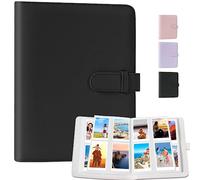 Album Fotografico a 128 Tasche, Album Foto Per 3 Inch Film Fujifilm Instax Mini 9/Mini 8 / Mini 25 / Mini 11 / Mini Link Drucker/Share Sp-1-Drucker, Polaroid Snap Pic-300 / z2300 (Nero)