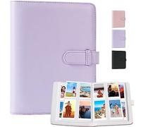 Album Fotografico a 128 Tasche, Album Foto Per 3 Inch Film Fujifilm Instax Mini 9/Mini 8 / Mini 25 / Mini 11 / Mini Link Drucker/Share Sp-1-Drucker, Polaroid Snap Pic-300 / z2300 (Viola)