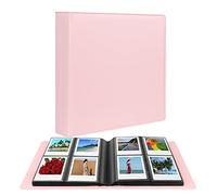Album fotografico a 192 tasche per Fujifilm Instax Wide 300, adatto a fotocamere Polaroid OneStep/POP/Originals 600/SX70 da 3,5x4,5 pollici e album di pellicole i-Type (Rosa)