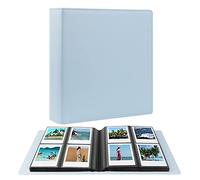 Album fotografico a 192 tasche per Fujifilm Instax Wide 300, Fits Polaroid OneStep/POP/Originals 600/SX70 Fotocamera 3,5x4,5 pollici e album di pellicole i-Type(blu)