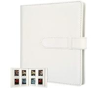 Album fotografico a 256 tasche per fotocamera istantanea Fujifilm Instax Mini 11 90 70 9 8+ 8 LiPlay, per fotocamera istantanea Polaroid Snap SnapTouch PIC-300 Z2300 (Bianco)