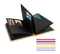 Album fotografico a fisarmonica - Libro dei ricordi espandibile, organizer creativo per carta, cornice pieghevole per display, supporto decorativo per ricordi | Album di ritagli fatto a mano per fotog