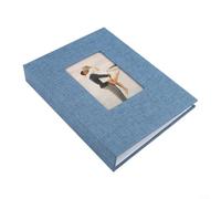 Album fotografico compatto 2x3 per scrivanie piccole (blu)