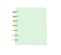 Album fotografico con 4 tasche, raccoglitore ad anelli da 3 pollici, collezione di carte Star Chaser Idol con clip a forma di cuore(Green 20Pages)