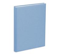 Album Fotografico con taschette cm 21x28 contiene 200 foto cm 13x18, copertina in tessuto cotone celeste