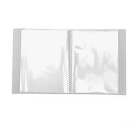 Album fotografico da 10,2 x 15,2 cm, in polipropilene trasparente, con 40 tasche, resistente per riporre documenti, foto, arte, lettere, certificati, uso domestico e ufficio
