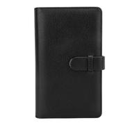 Album fotografico da 3 pollici, album fotografico da 108 tasche, album fotografico in pelle PU di grande capacità con fibbia di blocco per foto della fotocamera (nero)