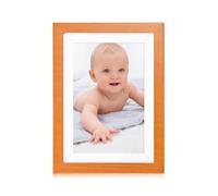 Album Fotografico Digitale Elettrico Da 10 Pollici Wifi 32G Cloud Con Cornice In Legno Nero For La Famiglia Loves Condividere Facilmente Momenti(Brown)