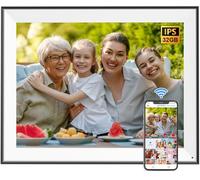 Album fotografico digitale grande da 17 pollici, schermo touch screen intelligente da 32 GB, sensore di movimento, invia foto o video tramite app e-mail al telaio WiFi, archiviazione cloud gratuita,