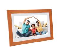 Album Fotografico Elettronico, Cornice per Foto Digitale in Legno Intelligente con Schermo HD IPS da 10,1 Pollici Antico 100-240 V 1024x600 per Desktop (Spina europea)