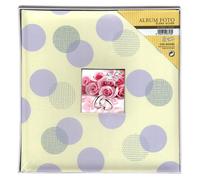Album foto vari formati targa argento Comunione 20 fogli 24x24 - Elena Gold