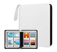 Album fotografico grande con 256 tasche per le foto istantanee Polaroid i-Type, 600 e SX-70 (6368) (Bianco)