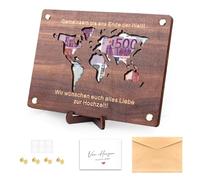 Album fotografico in legno personalizzato, mappa del mondo per matrimonio, piccoli oggetti, da regalare a save the date, regalo di matrimonio, vicini, cornice unica decorativa per coppia di sposi o