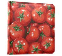 Album fotografico in pelle sintetica con pomodori freschi, per foto di famiglia, dimensioni 7,6 x 12,7 x 25,4 cm, autoadesivo, 20 fogli
