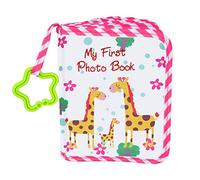 Album fotografico in tessuto, 13,97 cm, grande album fotografico per , giraffa dei cartoni animati, album per il primo anno, album per il primo anno per collezionisti di foto, libro fotografico