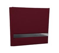 Album Fotografico in VELLUTO pregiato, con Applicazione Personalizzabile. Idee regalo per Matrimonio, Battesimo, Comunione, Cresima, Anniversari. Regali utili, originali ed economici. (Rosso)