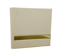 Album Fotografico in VELLUTO pregiato, con Applicazione Personalizzabile. Idee regalo per Matrimonio, Battesimo, Comunione, Cresima, Anniversari. Regali utili, originali ed economici. (Crema)