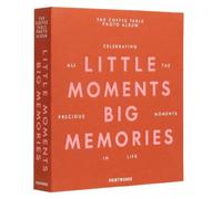 Album Fotografico Little Moments Big Memories Arancione: Eleganza e Stile per Conservare i Tuoi Ricordi Più Belli - Varzi dal 1956