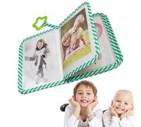 Album fotografico per bambini - Album in morbido tessuto per bambini | Libro fotografico commemorativo della giraffa dei cartoni animati per il primo anno, set regalo da collezione per ricordi di fami