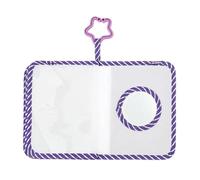 Album fotografico per bambini - Libro dei ricordi da appendere da 14 cm con specchio | Organizer per souvenir con design floreale | Supporto per foto di crescita del bambino, da parete, culla