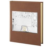 Album Fotografico per Il Cinquantesimo Anniversario di Matrimonio con Targa Personalizzabile con Incisione e Albero della Vita 22x25 cm