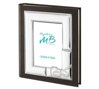 Album Fotografico per Matrimonio con Cornice Personalizzabile con Incisione dei Nomi degli Sposi e della data delle Nozze