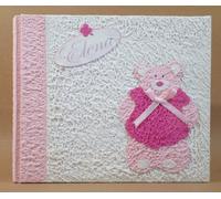 ALBUM FOTOGRAFICO PORTAFOTO FOTO REGALO NASCITA BAMBINA CON NOME PERSONALIZZATO
