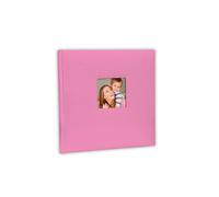 Album Fotografico Tradizionale 30 fogli 31x31 Portafoto Cotton Rosa