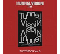 Album K-POP ITZY [TUNNEL VISION] fotolibro B Ver. CD + 66p libro + P.Card + p...