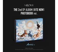 Album K-POP MEOVV 2° EP [BITE NOW] fotolibro Angel Ver. CD + P. Book + P. Car...