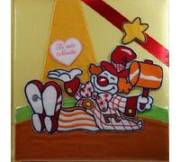 Album nascita "circus" rosa 31x31