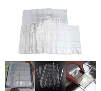 Album Pagine Portamonete Trasparente 110 Fogli 20 Tasche PVC Trasparente
